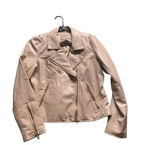 Womens Luxury Clothing Semi Fitted Vegan Leather Motorcycle Jacket